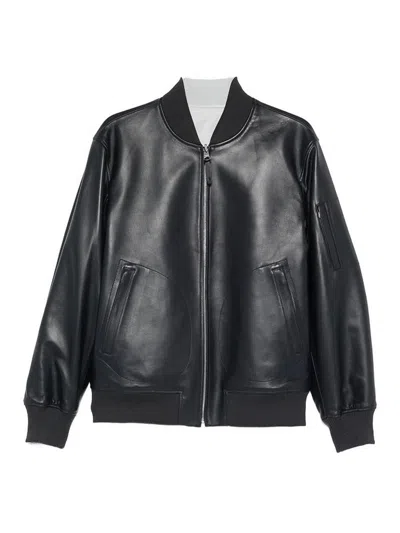Mackage Abrigo De Cuero - Azul In Black