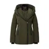 Mackage Women's Adali Longline Down Coat In Army