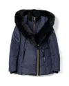 Mackage Adali Signature Collar Down Coat In Black