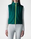 Mackage Adana Soft-wash Down Puffer Vest In Emerald