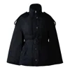 Mackage Black Leone Down Jacket In Black