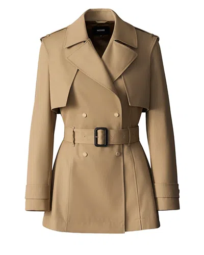 MACKAGE ADVA MID-LENGTH BELTED TRENCH COAT