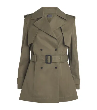 Mackage Adva Mid-length Trench Coat In Beige