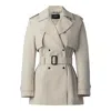 Mackage Adva Mid-length Belted Trench Coat