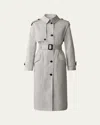 Mackage Akili Water Repellent Trench Coat In Trench