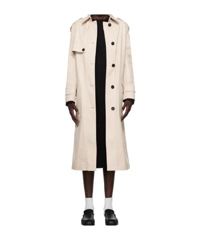 Mackage Akili Trench Coat In Nude
