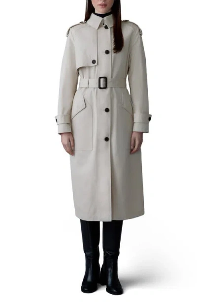 Mackage Akili Water Repellent Trench Coat In Trench