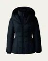 Mackage Alana Tech Water Repellent 750 Fill Power Down Jacket In Black
