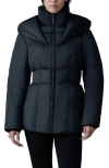 Mackage Alana Tech Water Repellent 750 Fill Power Down Jacket In Black
