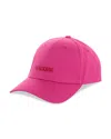 Mackage Anderson Logo Baseball Cap In Azalea
