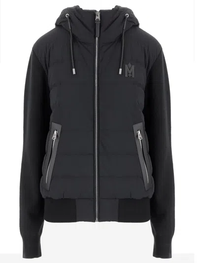 Mackage Andrew-z Stretch Nylon Jacket In Black
