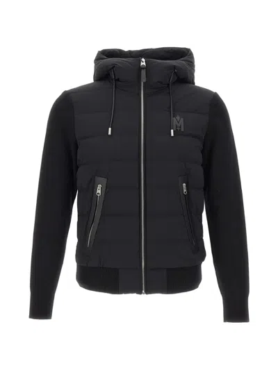 Mackage Andrew-z Quilted-panel Jacket In Black