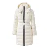 Mackage Ashley Quilted Down Coat In Cream