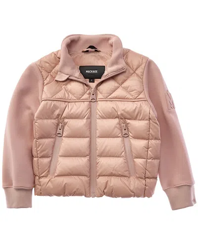 Mackage Audel-t Puffer Jacket In Pink