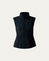 Mackage Aurelia Down Corset Puffer Vest In Black