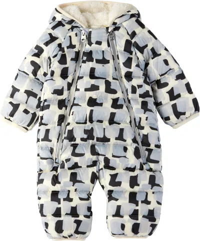 Mackage Baby Multicolor Bambi-nv Down Snowsuit In Cream Tile