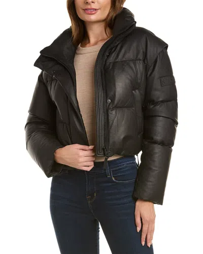 Mackage Bailey Convertible Puffer Jacket In Black