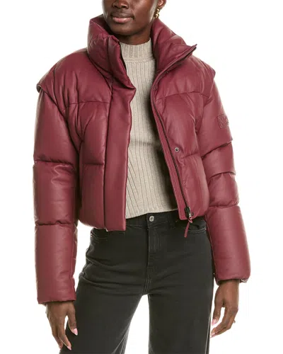 MACKAGE BAILEY LEATHER DOWN JACKET