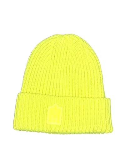 Pre-owned Mackage Beanie Hat In Yellow