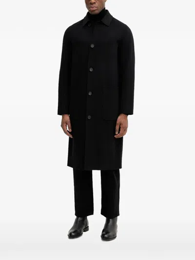 Mackage Beckett Buttoned Coat In Black