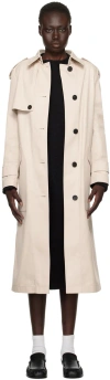 Mackage Beige Akili Trench Coat In C0281 Trench