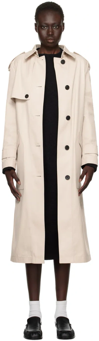 Mackage Beige Akili Trench Coat In C0281 Trench