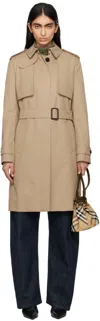 Mackage Winn Trench Coat In C0274 Light Camel