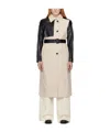 Mackage Belt Trench Coat In Multicolor