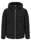 Mackage Bergen Hooded Down Coat Elastic Cuffs In Black