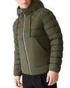 Mackage Bergen Quilted Hooded Down Jacket In Green