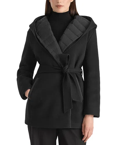 Mackage Bethany Quilted Down Reversible Coat In Black