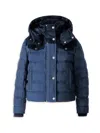 Mackage Big Kid's Adriel Denim Down Jacket In Multi