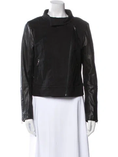Pre-owned Mackage Biker Jacket In Black