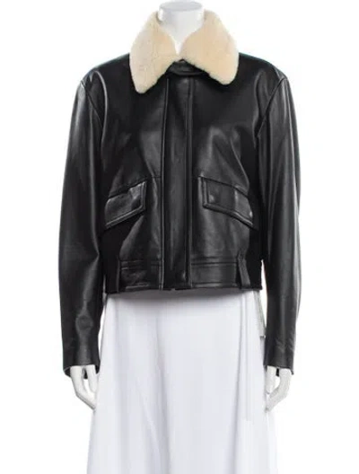 Pre-owned Mackage Biker Jacket In Black