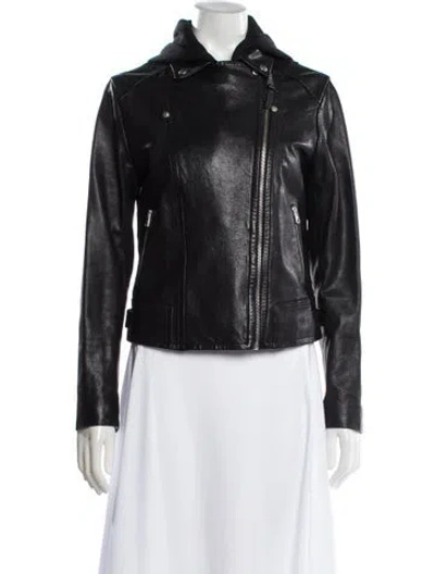Pre-owned Mackage Biker Jacket In Black
