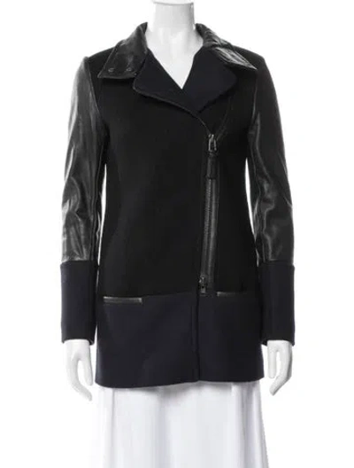 Pre-owned Mackage Biker Jacket In Black