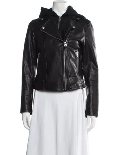 Pre-owned Mackage Biker Jacket In Black