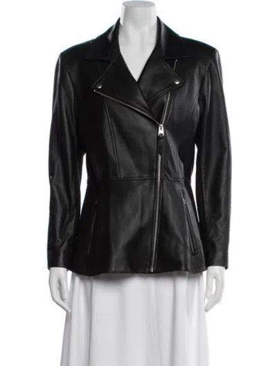 Pre-owned Mackage Biker Jacket In Black