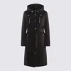Mackage Siobhan Down Trench Coat With Removable Bib In Black