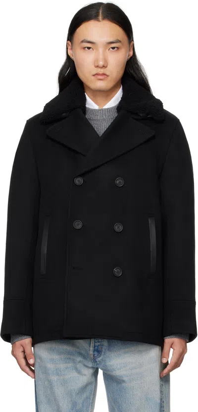 Mackage Black Cole Peacoat In Black C0001