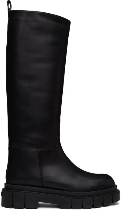 Mackage Black Commander Tall Boots