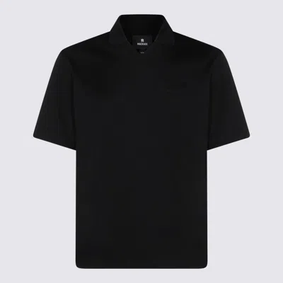 Mackage Black Cotton Polo Shirt