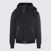 Mackage Quilted Hooded Jacket In Black