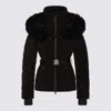 Mackage Quilted Down Jacket Belted Waist In Black