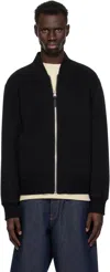 Mackage Black Emilio Bomber Jacket In Black C0001