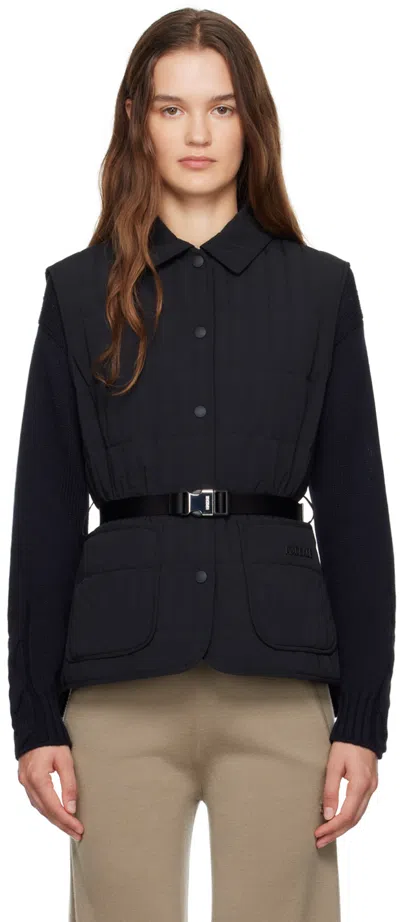 Mackage Black Helia Down Vest In C0001 Black