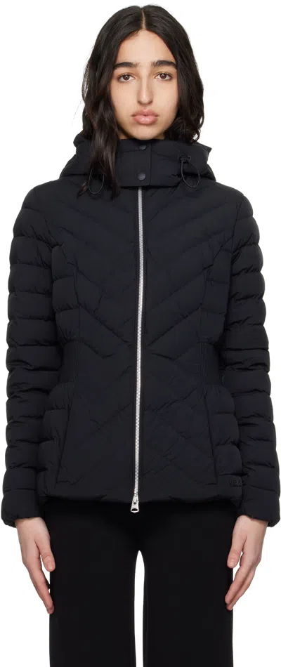 Mackage Black Idalee Hooded Light Down Jacket In C0001 Black