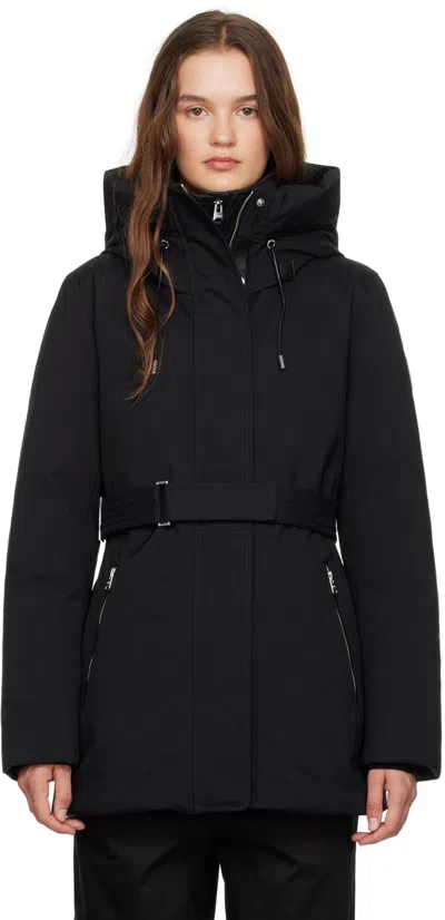 Mackage Black Jeni-nfz Down Coat In C0001 Black