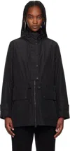 Mackage Black Keryn Rain Jacket In C0001 Black