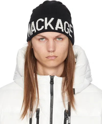 Mackage Black Kiko-z Beanie In Black C0001